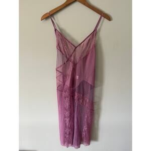 Victoria’s Secret pink sheer chemise size L